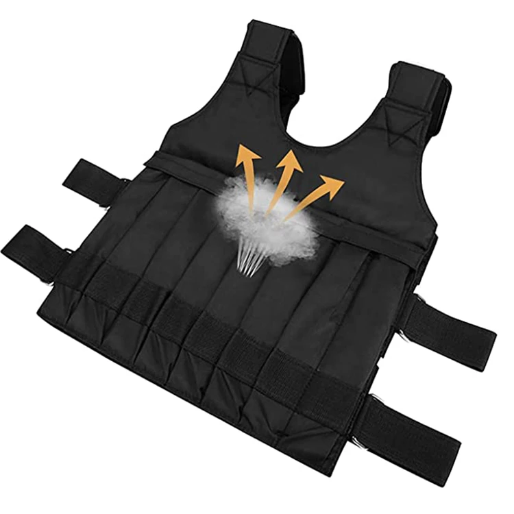 Wholesale 30KG Detachable Adjustable Heavy Weight Vest