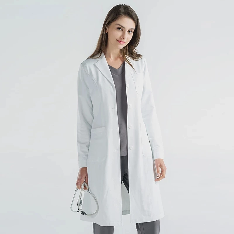 High Quality Scrubs White Lab Coat Pet Grooming Slim Beauty Salon Work Uniforms Health Service Surgical Scrubs Uniform