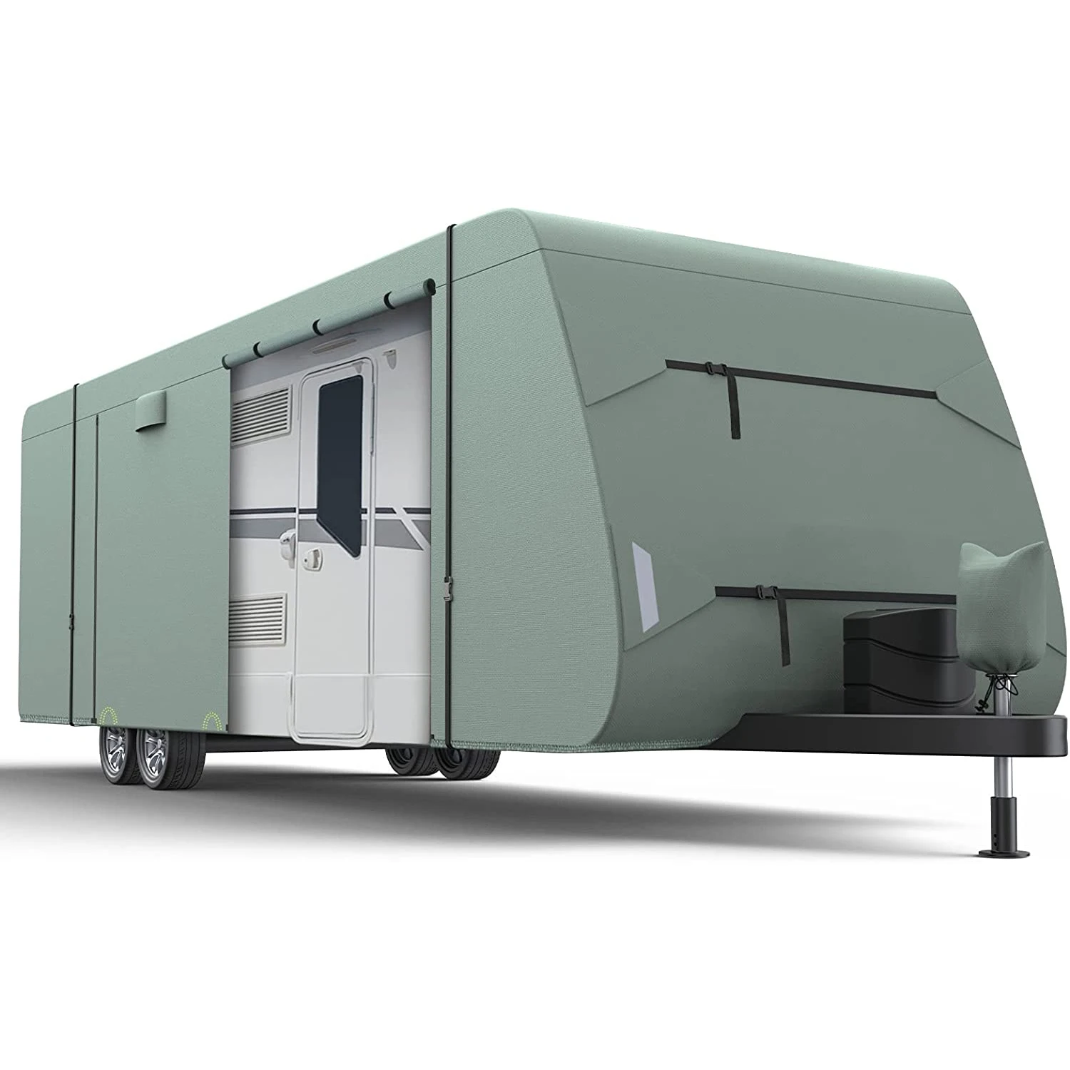 6 уровней, верхняя крышка для дорожного прицепа, RV, сверхмощный Чехол для кемпинга, 24 дюйма, 1 дюйм-26 дюймов, защита от УФ-лучей, остановка на разрыве, дышащий