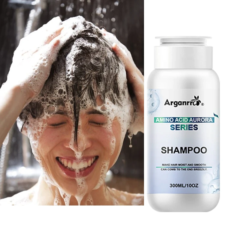 Arganrro Private Label Sultfate Free AMINO ACID Olive Oil Shampoo For Afro Kinky Coily Hair