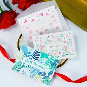 Спасибо открытки на заказ арт-экран переработанная бумага печатный картон с логотипом индивидуальный рекламный подарок