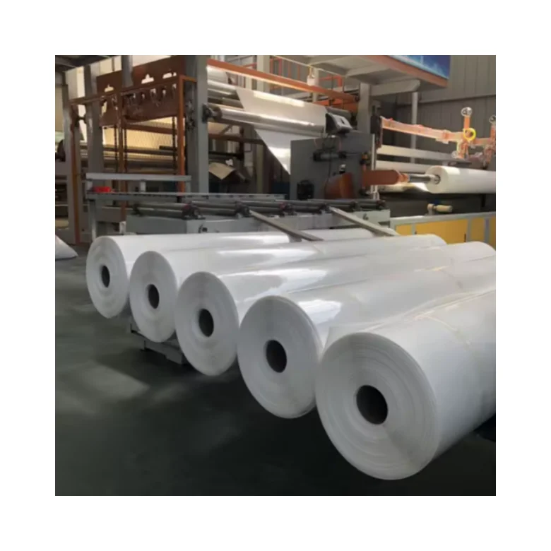 Modern Industrial Design High Quality 60 mil TPO Flat Roofing Waterproof Membrane 1.2mm PVC Plastic Roll House Building