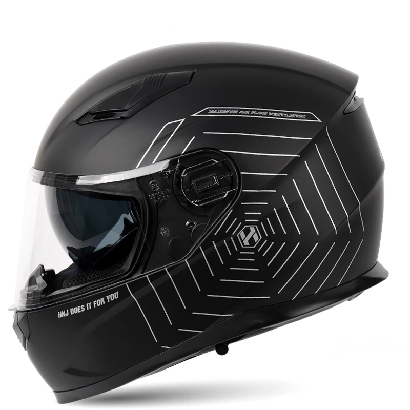 OEM DOT Full Face Motorcycle Helmets Double Visor Casco De Moto With Large Tail Pinlock Motorcycle Helmet motorcycle