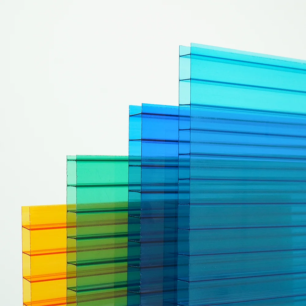 Fireproof Custom 5mm Polycarbonate Sheets UV Polycarbonate Hollow Board Plastic Sheet Skylight Greenhouse Polycarbonate Sheet