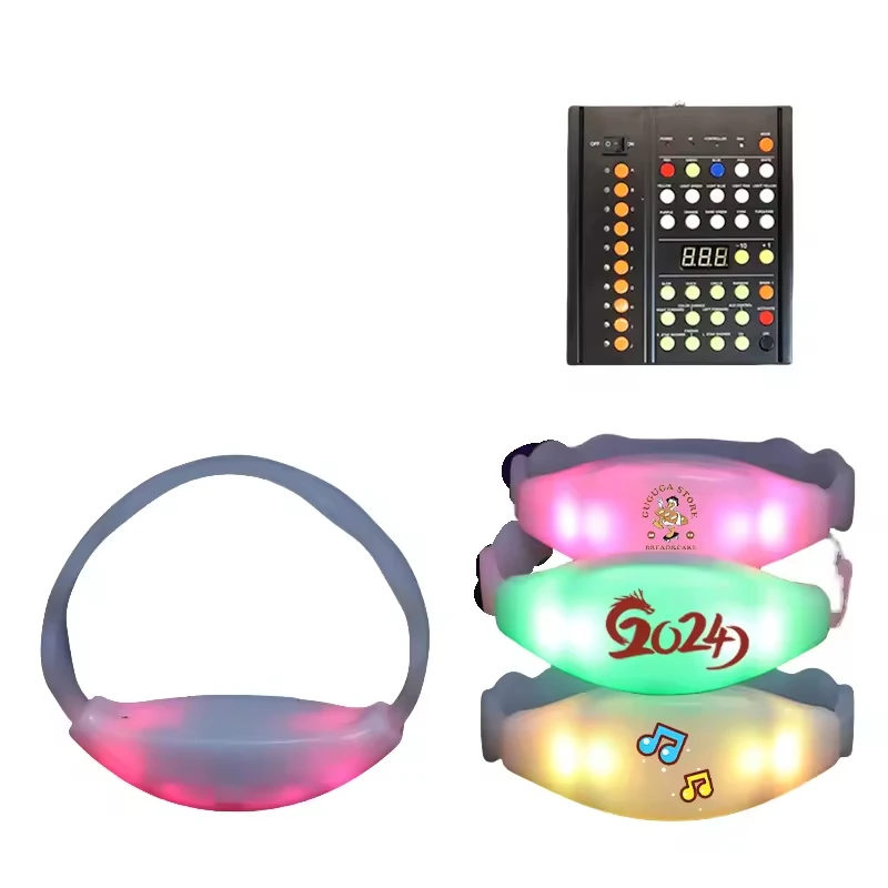 LED15 color remote control light bracelet concert music festival atmosphere prop light bracelet