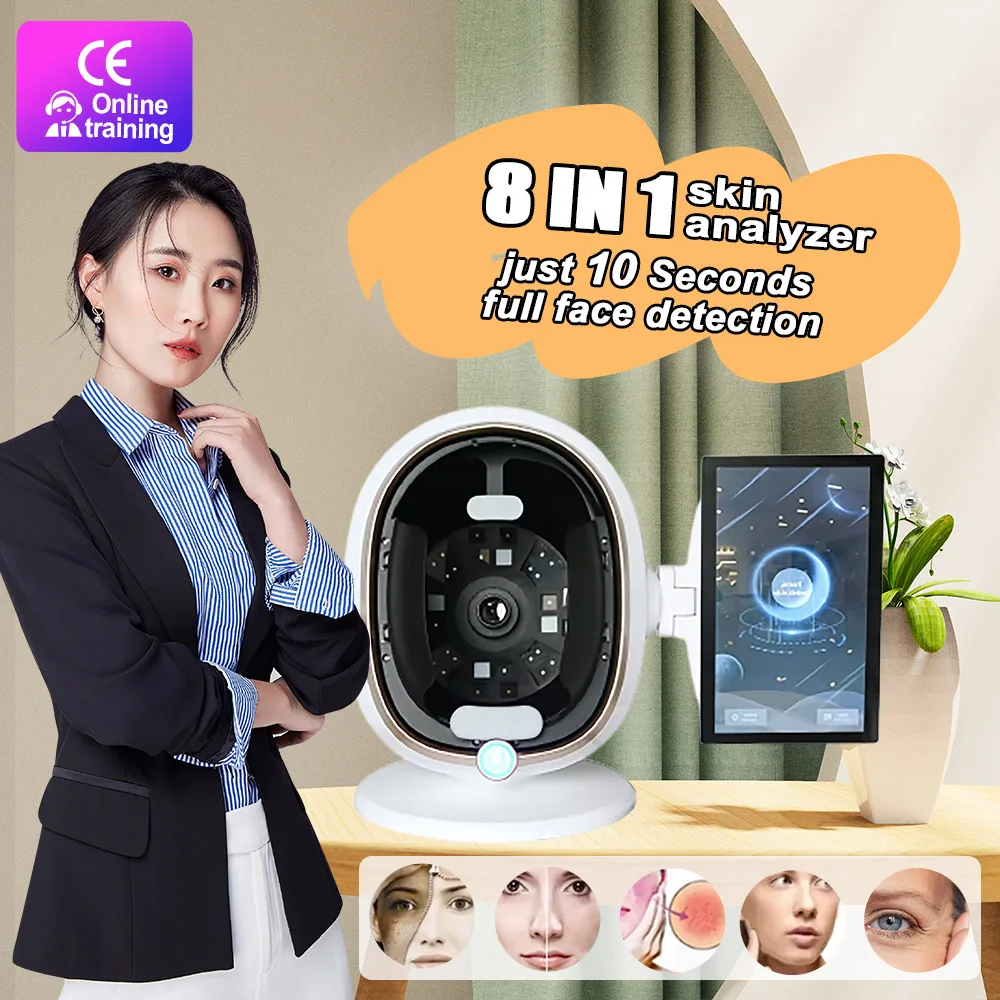 21 5 Дюймов 3d smart high end спа нужно! Аппарат для анализа кожи лица анализатор с камерой салона красоты