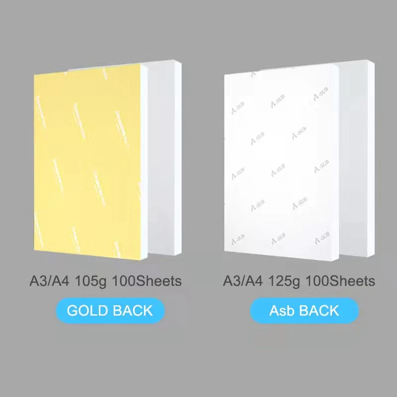 120gsm Fast Dry A3 A4 Size Sublimation Paper Heat Transfer Paper for tumbler Mug Cotton Printing Sublimation