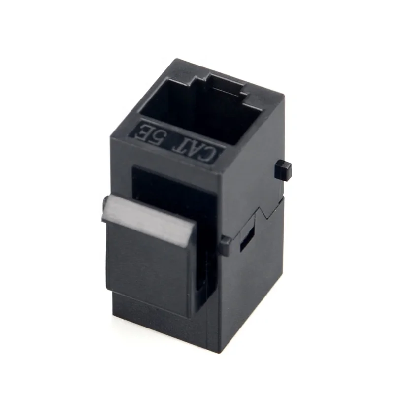UTP 8p8c T568A/T568B network module 90 Degree RJ45 Cat5e Cat6 Keystone Jack