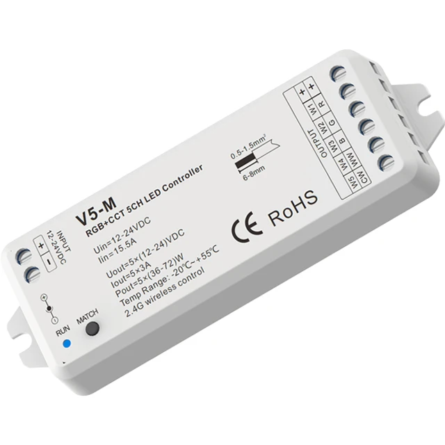 V5-M RF RGB+CCT Controller