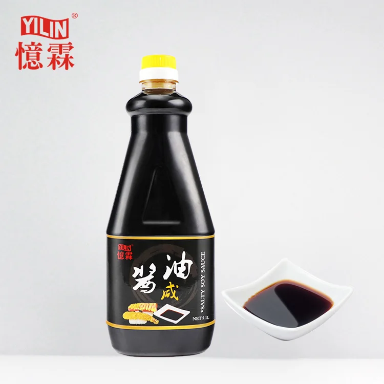 1.1L OEM Factory Price Bulk Salted Soy Sauce Shoyu for home cooking