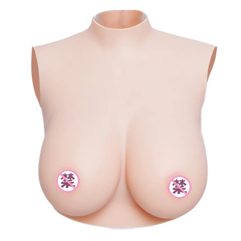 Realistic Cosplay fake breasts Silicone filled Transgender huge fake boobs For Shemale Transgender Breast Forms