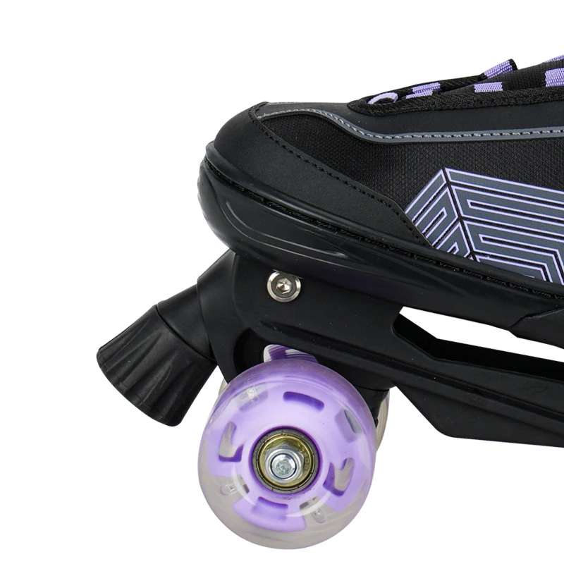 Aisamstar Outdoor Sports Flash The Skating Shoes Children Double Row Wheel Four-Wheels Shoes Roller Skating Shoes
