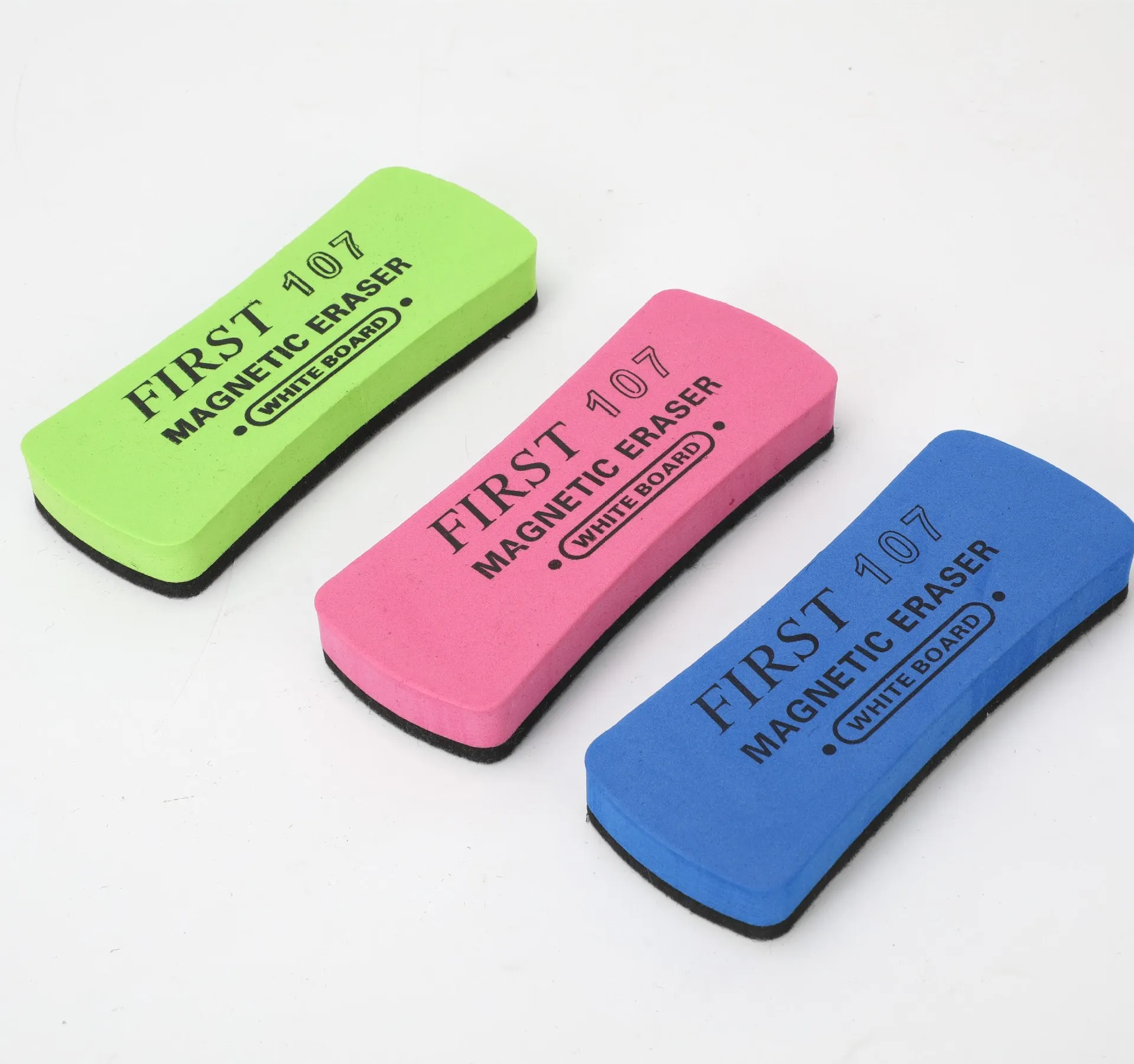 Creative EVA magnetic white eraser bone board can adsorb whiteboard pen