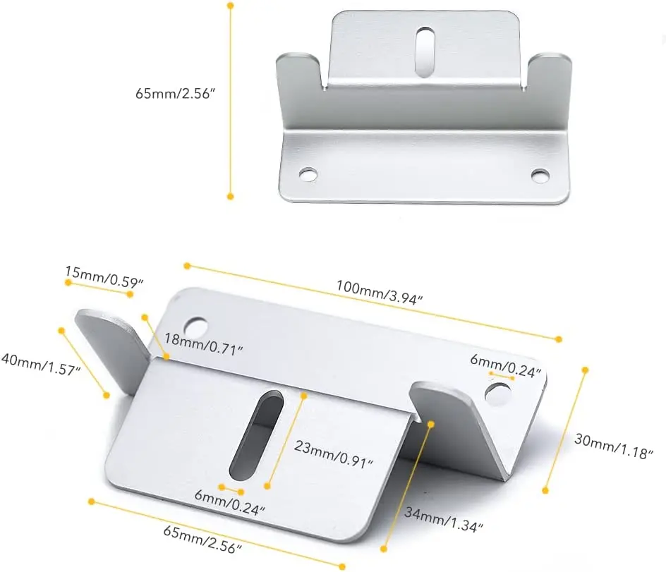 4pcs Z style Solar Panel Mounting Solar Panel Z Bracket Sets