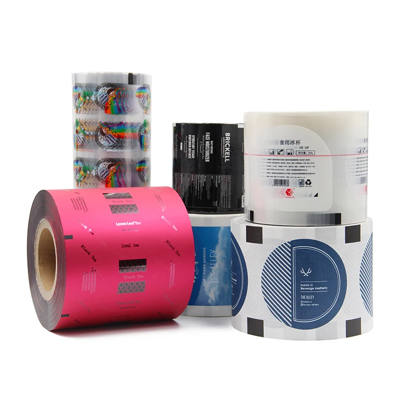 Custom Printed Food Grade Packaging Material Metalized PET Film Roll for Sachet Instant Coffee