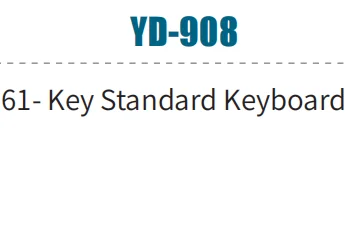 Best Selling 61-Key Standard Keyboard LCD Display Electronic Keyboard Piano