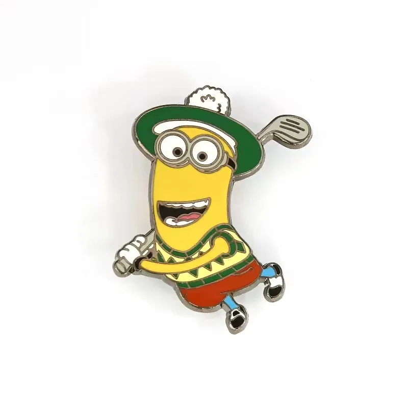 Custom High Quality Bart Simpson Skateboard Enamel Pins Kids Cute Cartoon Cmyk Printing Lapel Pin
