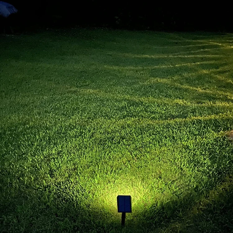 Dual Power Sources Type-C Rechargeable RGB Multi-color Wireless Solar Garden Lights LED USB Solar Pathway Lawn Lights Outdoor