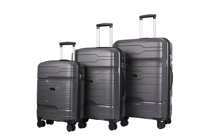 Wholesale Super Hot Sale High Quality PP Trolley Luggage Travel Bags Luggage  3pcs per Sets Luggage