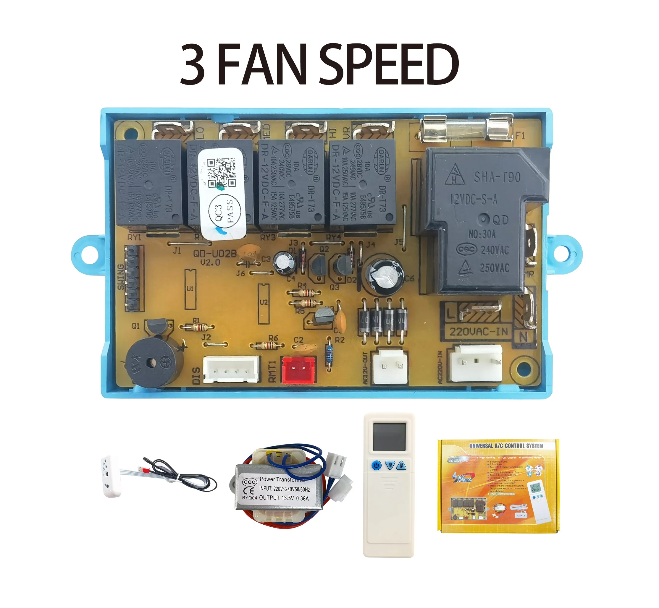 QUNDA QD-U02B +(M) части кондиционера воздуха кондиционер место + универсальный A/C система управления для системы кондиционирования