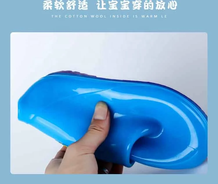 
On Sale Colorful Fashion Shoes Cute Children Pvc Waterproof Baby Cheap Kids Rain Boots 