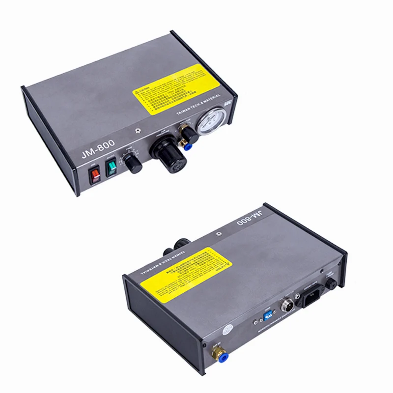 JM-800 Double hole semi-automatic glue dispenser Epoxy resin liquid dispensing machine for electronic industry