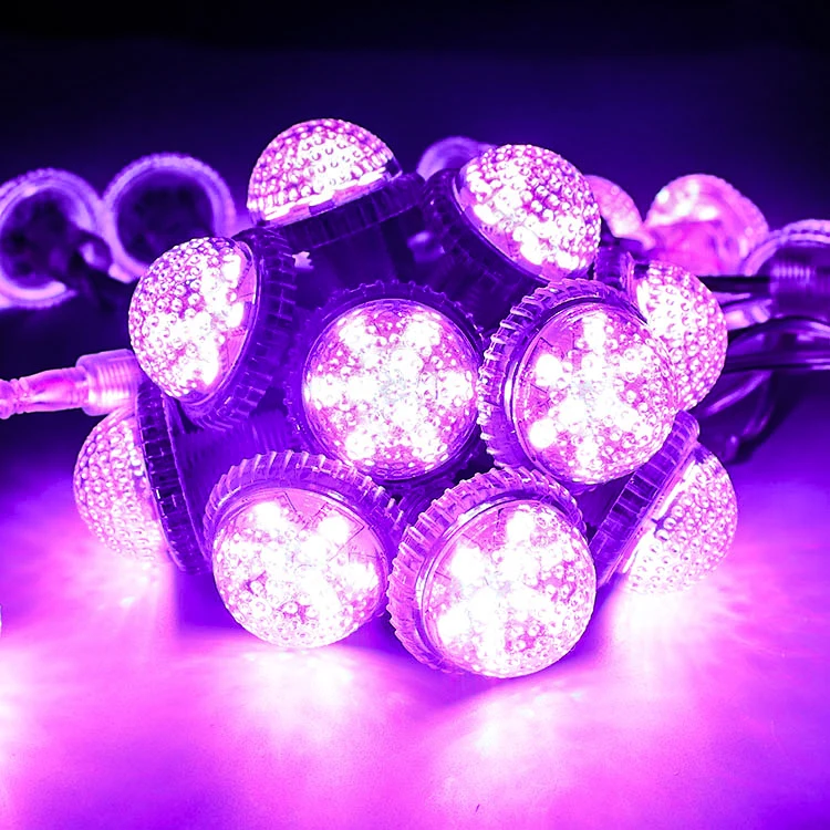 Trade Assurance Smar RGB full color Pixel Light Source GS8206 35mm 9leds Pixel Led Point Lights