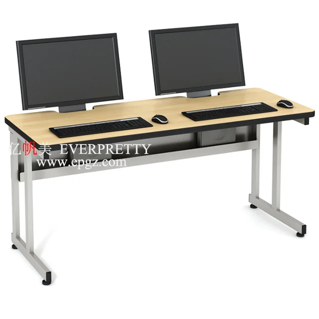 Factory Direct Selling Double Strong Design Furniture Computer Desk for School Students