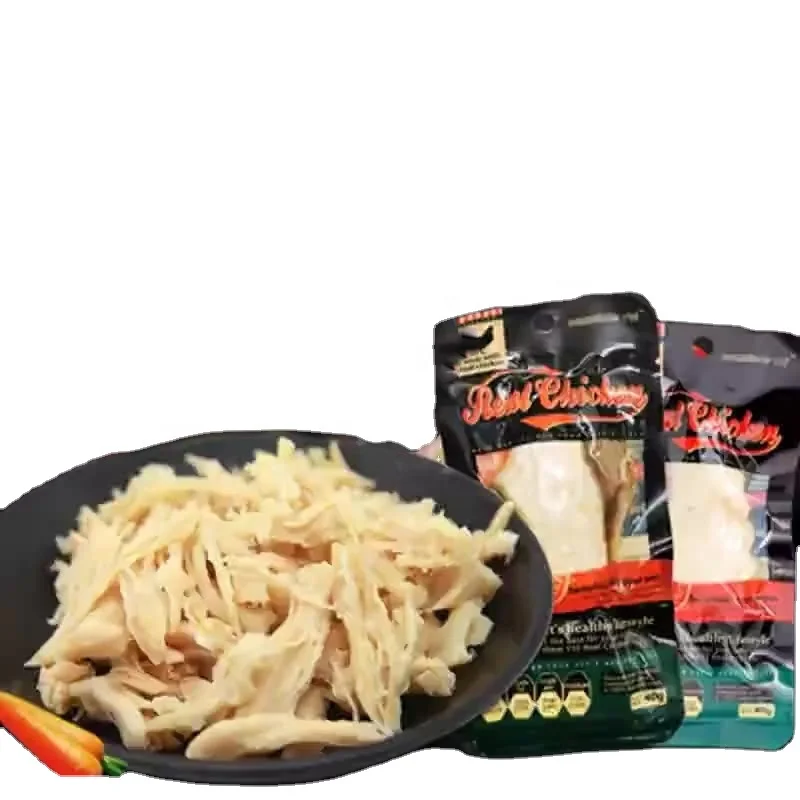Factory OEM Custom 100% Natural Chicken Breast Steaming And Keeping Fresh 40g Pet Cats Treat Dog Snacks