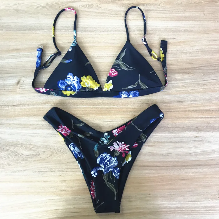 Cikini 2021 Swimwear Women Bandage Thong Brazilian Bikini