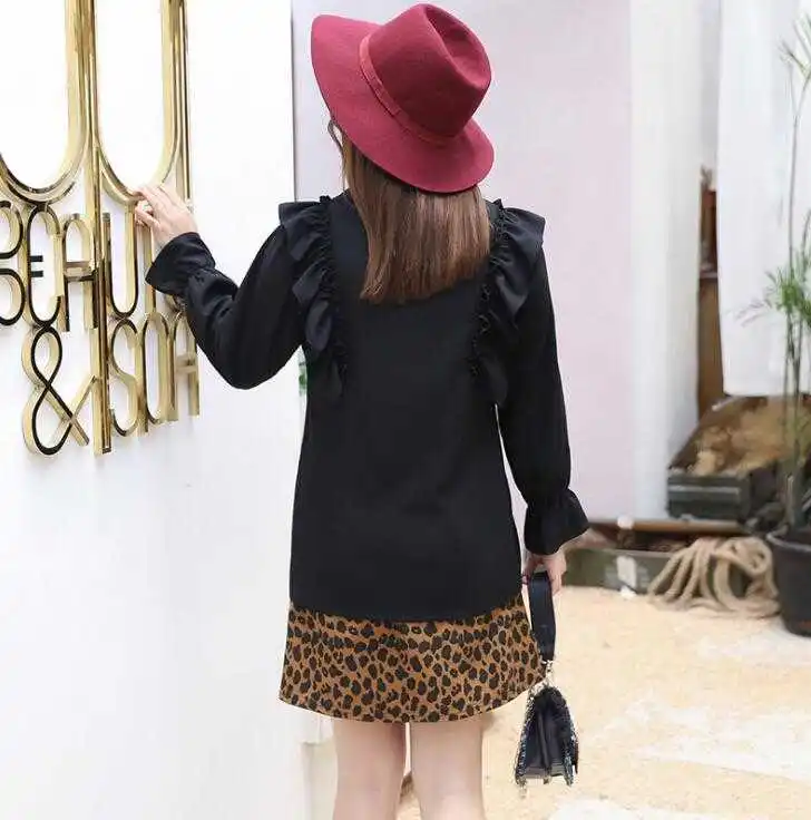 2020 spring dress fat sister large size sweet age-reduced shirt to increase fat temperament on clothes