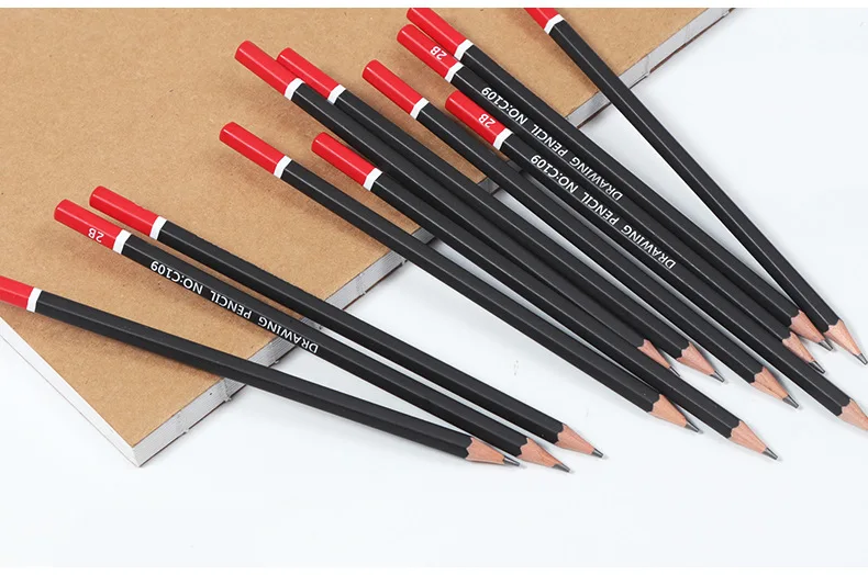 
12 PCS/box HB drawing pencil set coloring pencil set set which is popular in China 