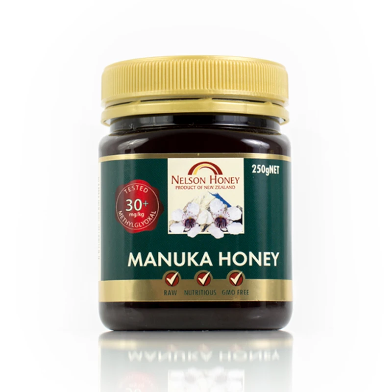 Manuka Honey Pure Max Black Premium Mason Dark Amber Packaging MANUKA HONEY 30+MG (MULTIFLORA)