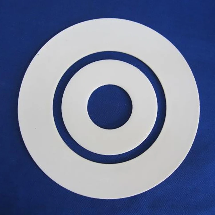 manufacturer custom high quality ptfe piston rings virgin ptfe flange gaskets white plastic sealing ring