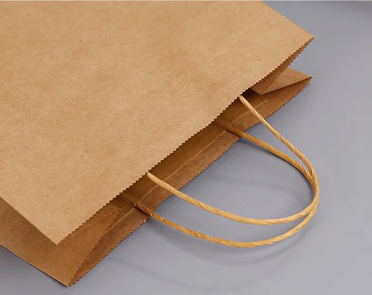 Мужские рубашки с индивидуальным логотипом повседневные платья бумажный пакет крафт-бумага ручкой шоппинг вечеринка для бизнеса большой модный черный белый