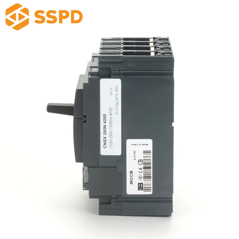Hot sale! Industrial DC MCCB 250A 4P high quality  Moulded Case Circuit Breaker NSX series lower price
