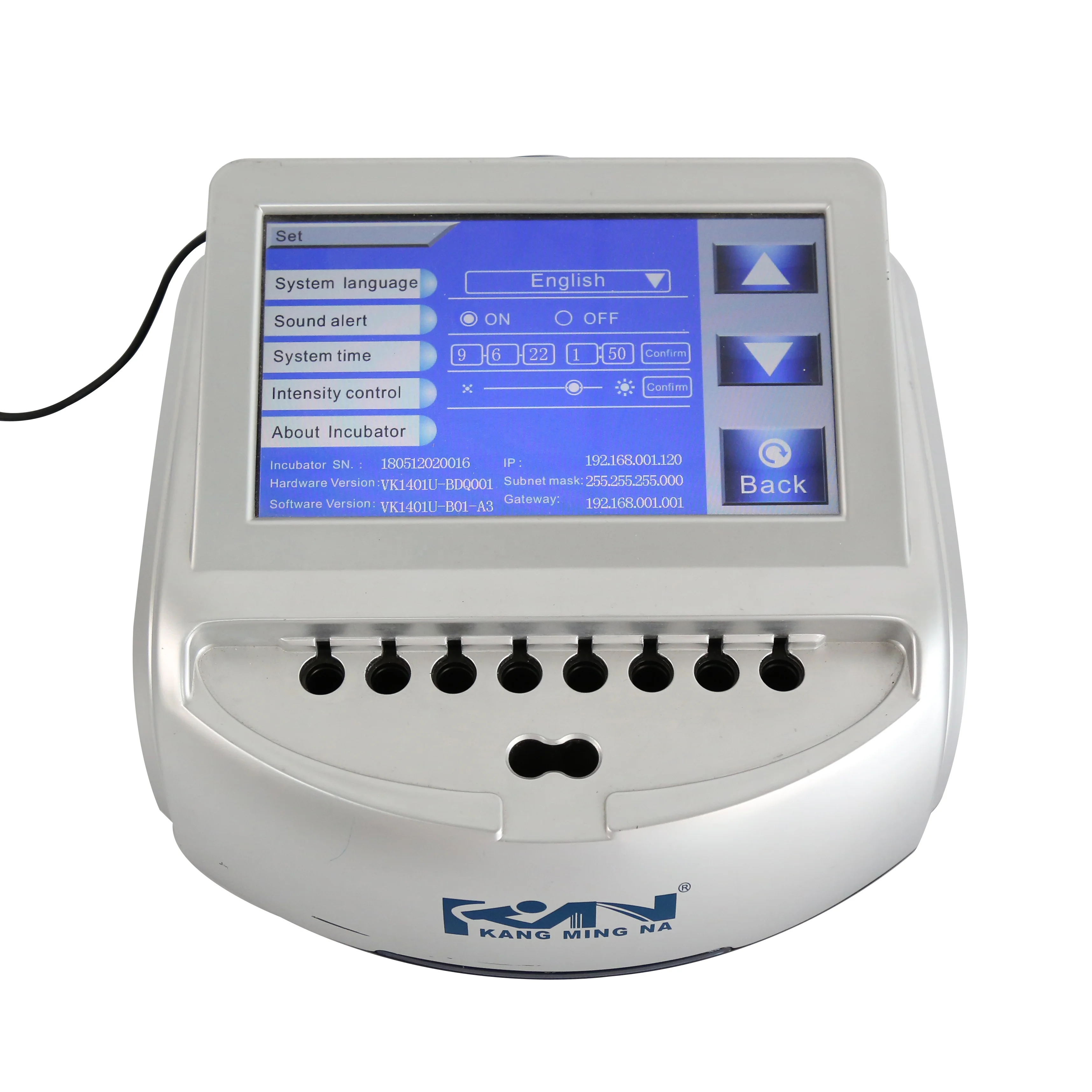 Super rapid self contained biological indicator incubator for sterilization testing control