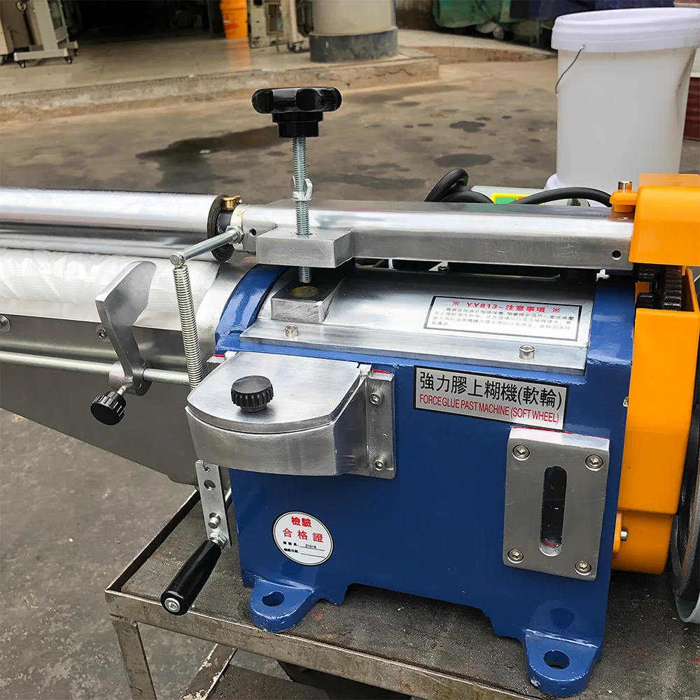 
ASFROM High Quality Re-inforced Glue Coating Machine with soft Wheels 
