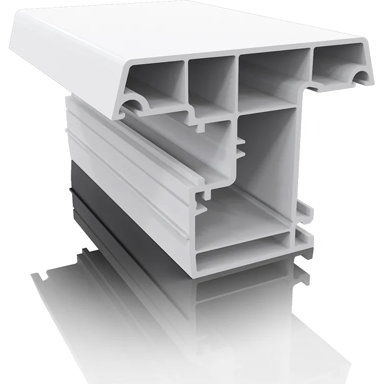 60# UV Protection Custom Extrusion Upvc Pvc Plastic Profiles For Windows And Doors