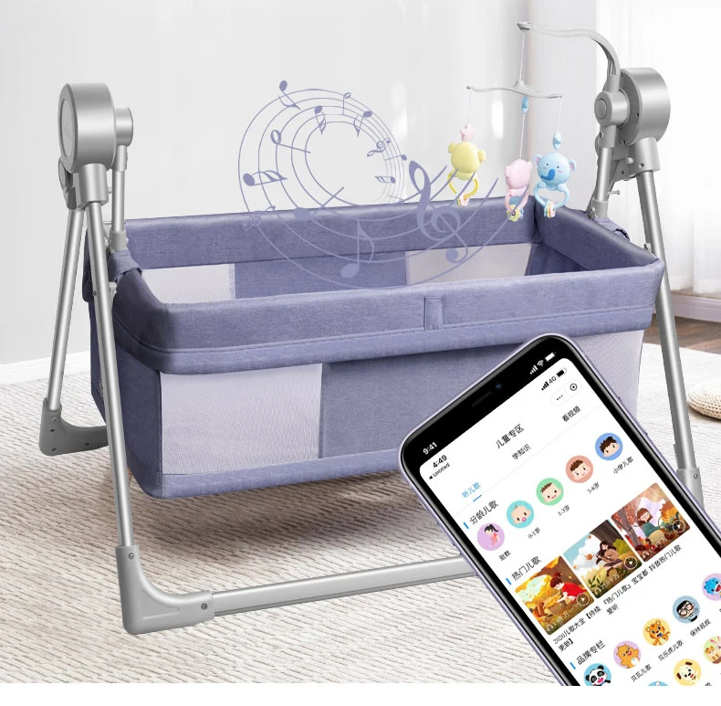 
Foldable baby crib bed multi function folding portable baby crib 