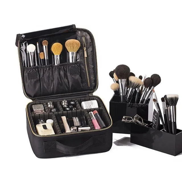 Removable EVA Insert Case Big Makeup Brush Box Cosmetic Beauty Case