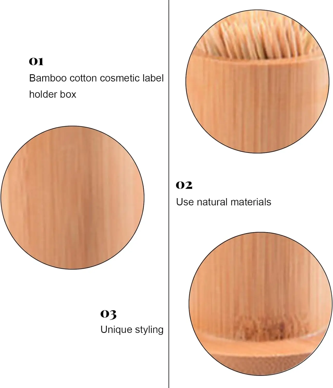 Toothpick Holder Bamboo Toothpick Box Wooden Reusable Toothpick Holder for Unique Home Designs Decorating Unusual Gifts