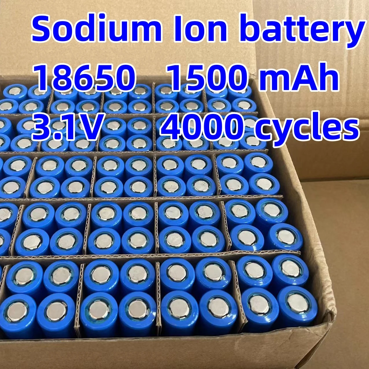 18650  sodium-ion  battery 3.1V 1500 mAh 4000 times cycles Na-ion battery 1.5AH for sale sodium ion battery