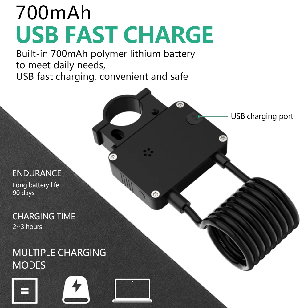 Omni Sharing Scooter Cycle Smart Chain Bluetooths Locks Security Electric Retractable Bike Bicycle Alarm Cable Lock