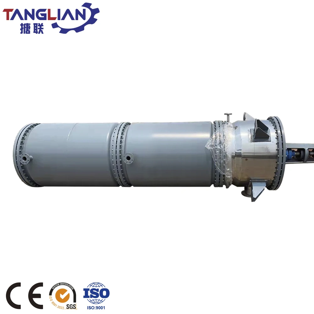 Glass Lined Thin Film Evaporator Wiped Film Evaporator