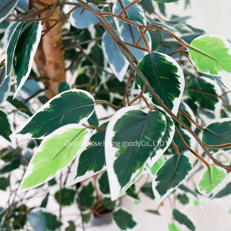 Wholesale Cheap 3ft 6ft Artificial Banyan Tree and Rubber Plant Plastic Material for Christmas and Halloween Wedding Decoration