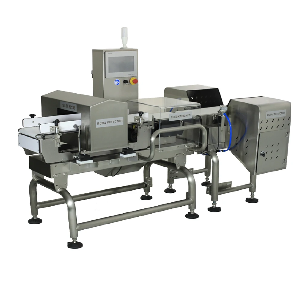 Inline Food Metal Detector Inline Checkweigher Inline X-ray Inspection System for Food Processing Industry