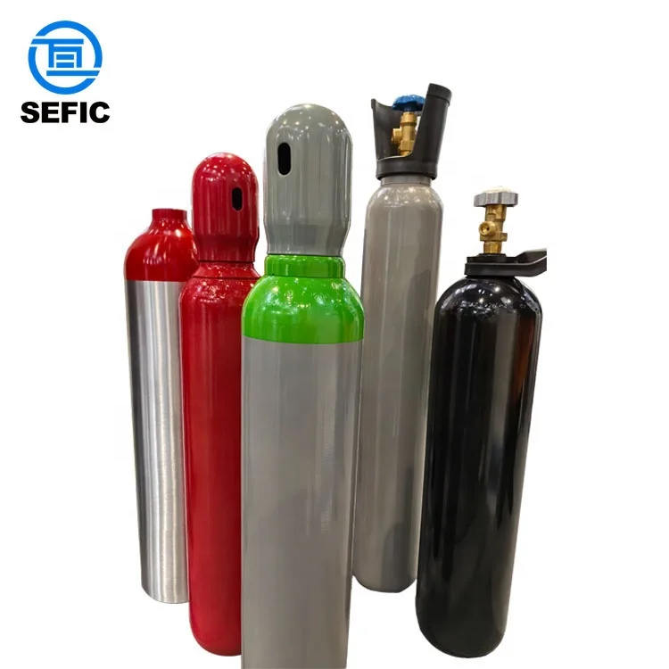 50L 230Bar High Pressure Steel CO2 Gas Cylinder Empty Gas Tanks Bottle Industrial Use Oxygen Argon 40L