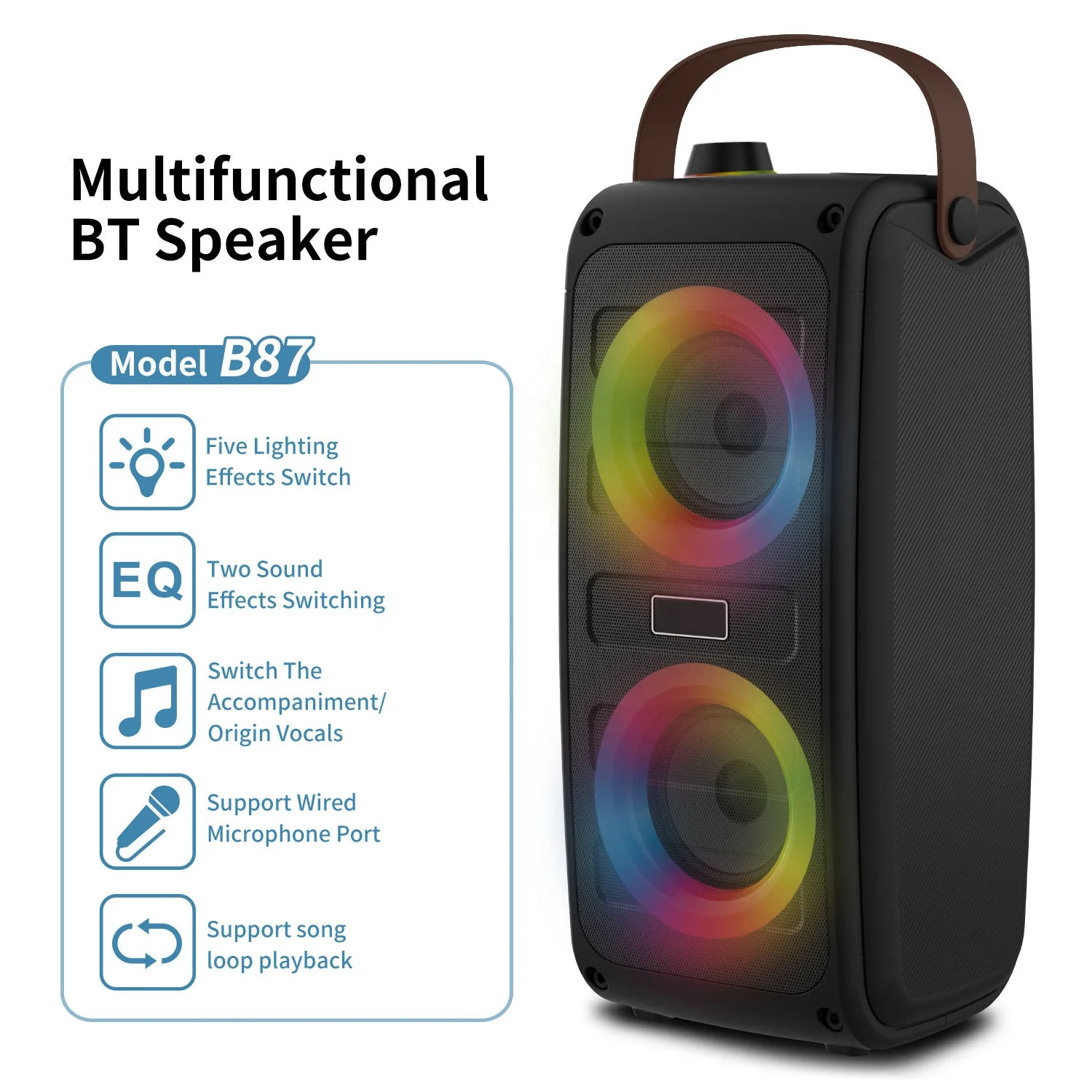 Amazon Best Sellers Portable Stage J-JBL partybox Speakers Pa Systems Boombox Loudspeakers Sound Box