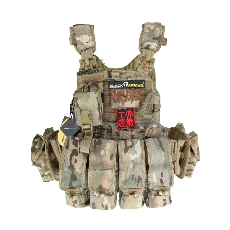 
Doublesafe Custom camouflage plate carrier military tactical army body armor bulletproof vest for men 
